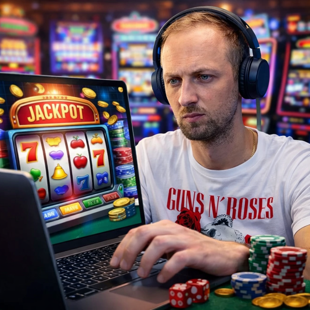 Alexander Zubarev at the casino
